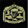 thumbnail image 3 of Nations Treasures Washington D.C. Brass Christmas Keepsake Ornament, 2.5" x 2.75", 3 of 8