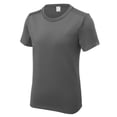thumbnail image 1 of Gravity Threads UV Protection Poly Pro Youth Tee, Gris Fumée Foncé M, 1 of 1