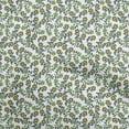 thumbnail image 1 of oneOone Georgette Viscose Olive Green Fabric Block Sewing Material Print Fabric By The Yard 42 Inch Wide, 1 of 5
