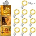 thumbnail image 2 of 10pcs LED String Lights Atmosphere Small Colored Light Battery Powered Fairy Lights For Christmas Outdoor Room Festival Decor, 2 of 5