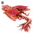 thumbnail image 1 of Modèle de Dragon Volant Jouet Oiseau Modèle Articulé Modèle Mobile Archaeopteryx, 1 of 1