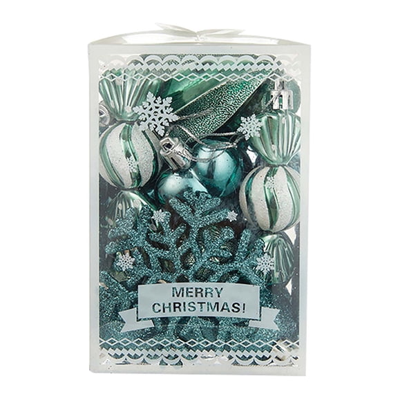 YHAJDS 36PCS Christmas Ball Ornaments 1.18/3.15in Shatterproof Xmas Bulbs Christmas Ornaments Set Xmas Tree Balls Hanging Balls for Wedding Holiday Halloween Party Decor Christmas Wreath Ornaments