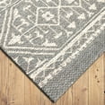 thumbnail image 3 of (3 pack) Mainstays 5’ x 7’ Woven Gray MedallionOutdoor Rug, 3 of 8