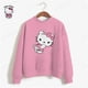 thumbnail image 1 of Sudaderas de mujer 2024, suéteres coreanos dulces de cuello redondo, sudaderas gruesas de otoño HELLO KITTY, sudaderas holgadas de color caramelo, ropa de mujer y2k, 1 of 5