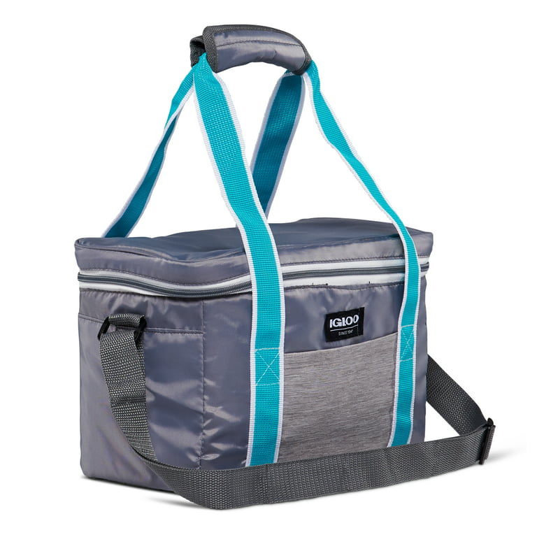 Igloo 6 Can Heritage Lunch Companion Cooler Bag - Teal, Gray