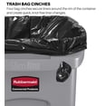 thumbnail image 3 of Bote de basura Rubbermaid Commercial Slim Jim 23L negro, 3 of 6