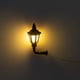 thumbnail image 3 of Wosthever Luces de jardín, modelo a escala de construcción, diseño de poste de luz LED de Metal, accesorios de decoración, lámparas Artesanía 1:87 amarillo cálido, 3 of 6