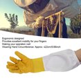 thumbnail image 3 of 2 Uds Piel De Oveja Amarilla Contra Picadura De Abeja Hueco Transpirable Protección Para Manos Guantes De Apicultor Equipo De Herramientas De Apicultura, 3 of 7