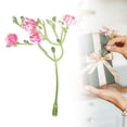 thumbnail image 3 of Mini Faux Floral Stems Small Artificial Flowers Mini Plastic Colorful Realistic Spring Flower Arrangement Bouquet Branches for Home Party Wedding Table Centerpiece Vase Decor (Hot Pink, 2PCS), 3 of 5