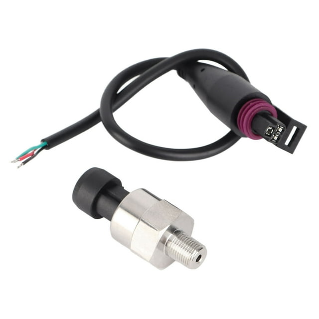 Transductor de Presión de Agua, Tamamo Pequeño, Proteción Contra Sobretensions, Sensor de Acero inoxidable, Adecuado para Rosca de Agua 1/8npt, DC5V, 30-500psi, 0,5-4,5V