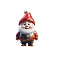 thumbnail image 1 of SUNSIOM Car Rearview Mirror Charms Cute Santa Snowman Hanging Decorations Small Christmas Tree Ornaments, 1 of 5