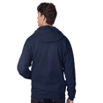 thumbnail image 4 of Hanes Men's EcoSmart Full-Zip Fleece Hoodie -WD18 ComfortSoft Hooded Sweatshirt (Navy, 3XL), 4 of 6