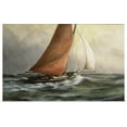 thumbnail image 1 of Great BIG Canvas | Rolled Vic Trevett Poster Print entitled Bawley in the Estuary, 1 of 4