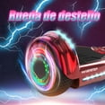 thumbnail image 3 of Hoverboard con Bluetooth más nuevo, LBW21 patinete flotante de Color cromado con ruedas Led, patinete autoequilibrante con altavoz incorporado para niños, adolescentes Hoverstar LBW21, 3 of 7