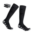 thumbnail image 2 of Calcetines térmicos cómodos con aislamiento térmico para correr, acampar y al aire libre Negro, 2 of 8