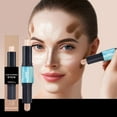 thumbnail image 5 of HYLLai Double-Ended Highlight & Contour Stick – Creamy, Blendable Formula for On-the-Go Sculpting & Glow (B), 5 of 9