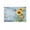 Blue Yellow, variant on Spring Sunflowers Sun Shade Sail 6.5'x10' Rectangle Outdoor Shade Canopy, Bee Beige Farm Country Rustic Porch Shades Outdoor Sun Blocking Screen, Sunshade Cloth Covers for Patio/Deck/Garden