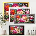 thumbnail image 4 of Designart 'Vintage VIbrant Yellow and Red Flower Still Life III' Traditional Framed Art Print, 4 of 4