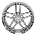 thumbnail image 2 of OE Wheels CV07 18 Inch Rims Fit Corvette C6 Z06 Style 5x120.65 18x9.5 / 18x10.5 Chrome - Hollander 5342 (Set of 4), 2 of 5