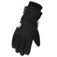 thumbnail image 6 of Jinhomg Winter Ski Gloves for Women Waterproof Cozy Fleece Lined Warm Gloves Cute Color Block Windproof Outdoor Hiking Cycling Gloves Black Free Size, 6 of 6