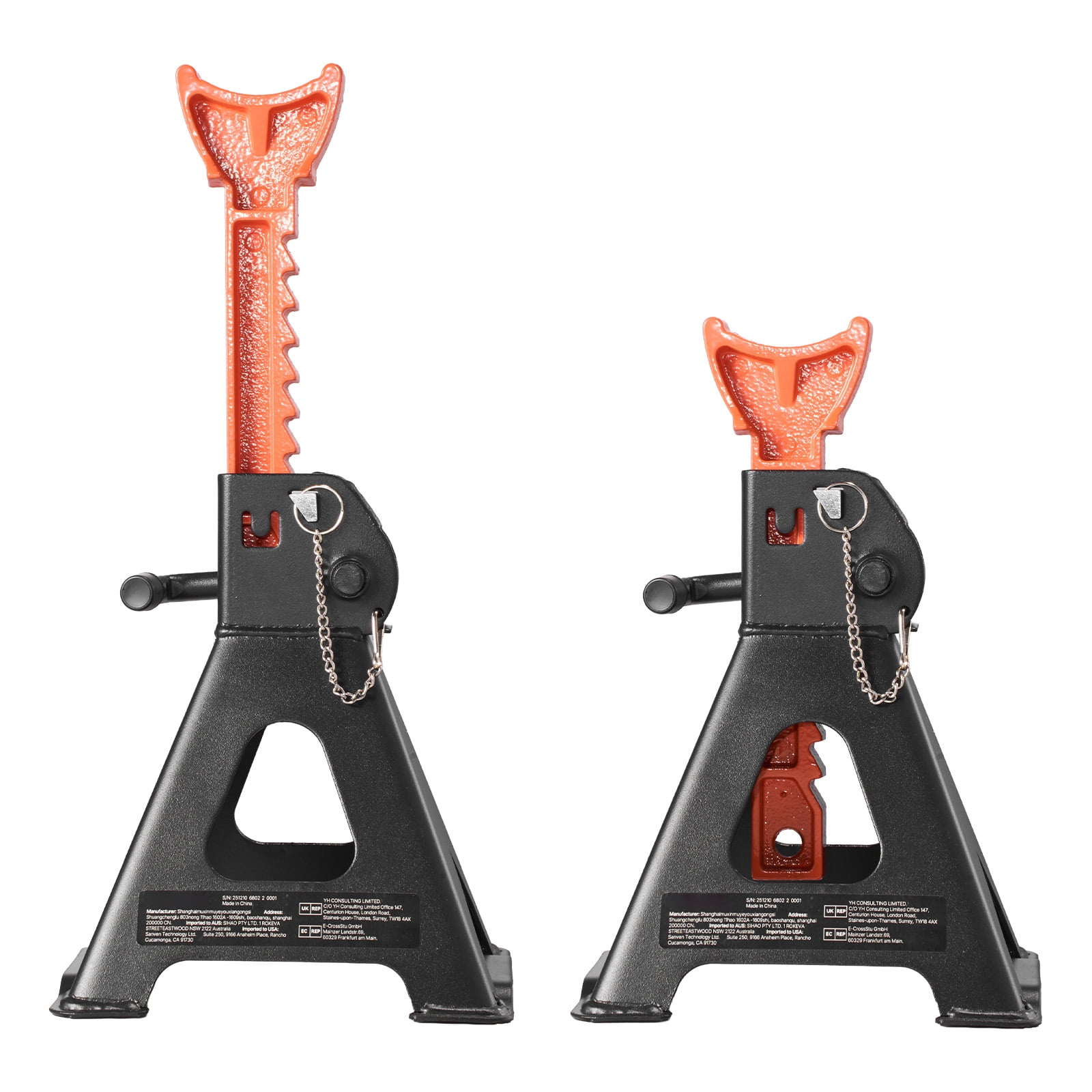 Torin, Heavy Duty Car Jack Stands, W43005AB, 3 Ton, Black