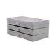 thumbnail image 3 of Caja de almacenamiento de joyas Yinane con 3 cajones Bandeja de almacenamiento de joyas gris, 3 of 5
