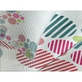 thumbnail image 4 of Ambesonne Colorful Quilted Bedspread Set 3 Pcs, Abstract Striped Dots, Queen Size, Multicolor, 4 of 5