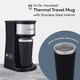 thumbnail image 5 of Elite Gourmet EHC112 - Cafetera compacta personal de una sola reserva incluye taza térmica de viaje, 5 of 7