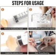 thumbnail image 4 of Silicone Material Kitten Nipples for Nursing, Reusable Kitten Syringe for Feeding,Silicone Pacifier Suitable for Kittens, Puppies and Wild Animals, 4 of 5