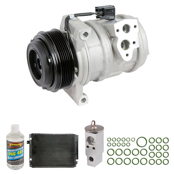 For Cadillac CTS 2004-2007 A/C Kit w/ AC Compressor Condenser & Drier - BuyAutoParts
