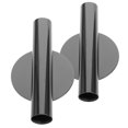 thumbnail image 4 of Juego de 2 floreros de pared para decoración de interiores. Jarrón metálico con adhesivo en la parte posterior, ideal para sala de estar u oficina., 4 of 7