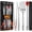 Essential Set, variant on Grilling Accessories, Dad Gifts for Fathers Day, Mothers Day Grilling Gifts, Heavy Duty Stainless Steel BBQ Tool Set for Outdoor Grill with Aluminum Case and Apron, Birthday Gifts for Men
