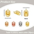 thumbnail image 2 of 100Pcs 4 Colors Alloy Pendants Cowboy Hat Charms Mixed Color 22x13x6mm Hole: 1.8mm 25pcs/color, 2 of 6