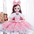 thumbnail image 5 of Muñecas de moda para niñas de 60 cm, grandes, originales, hechas a mano, 1/3, conjunto completo, 15 muñecas articuladas, juguetes para niñas, Gif para niños, muñecas de moda, 5 of 5