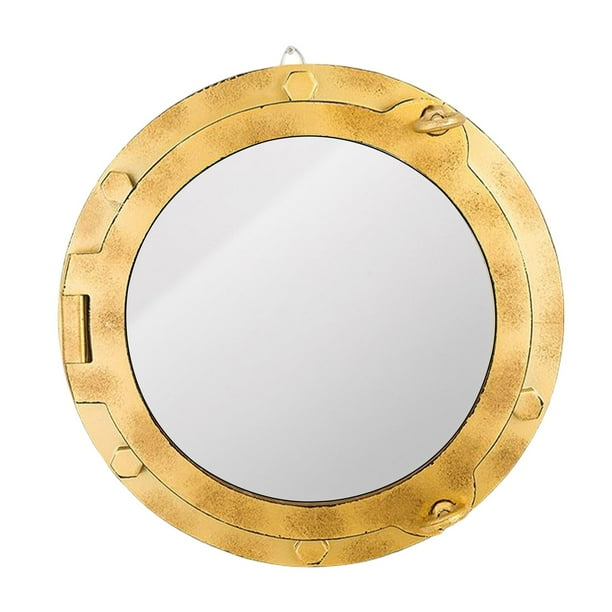DOLITY Modern Wall Mounted Mirror Decoration Makeup Mirror Round