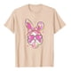 thumbnail image 3 of Tops de Manga Corta de Verano para las Mujeres Imprimir Blusa de Cuello Redondo, Moda Ligera de Poliéster Spandex, 3 of 5