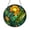 Acrylic 3.5 Inch, variant on Stained Glass Style Tropical Sunshine Window Art, Real Glass Vibrant Design, Warm Home Accent