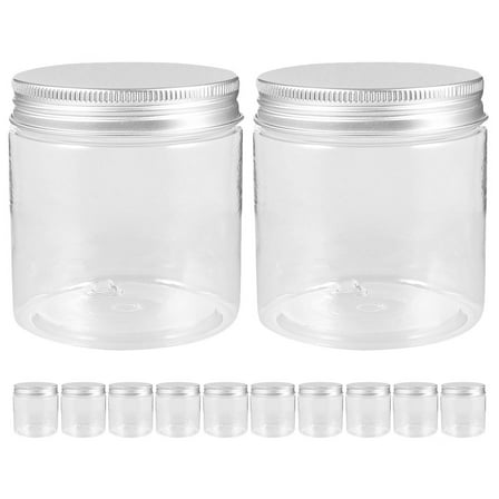 Yage 12Pcs Small Jars with Airtight Lid Clear Canning Jar Reusable Small Jams Jars