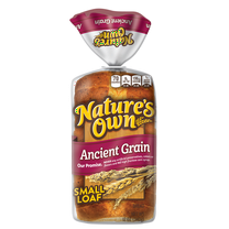Nature's Own Ancient Grain, Half Loaf, Sliced Bread, 12 oz Loaf