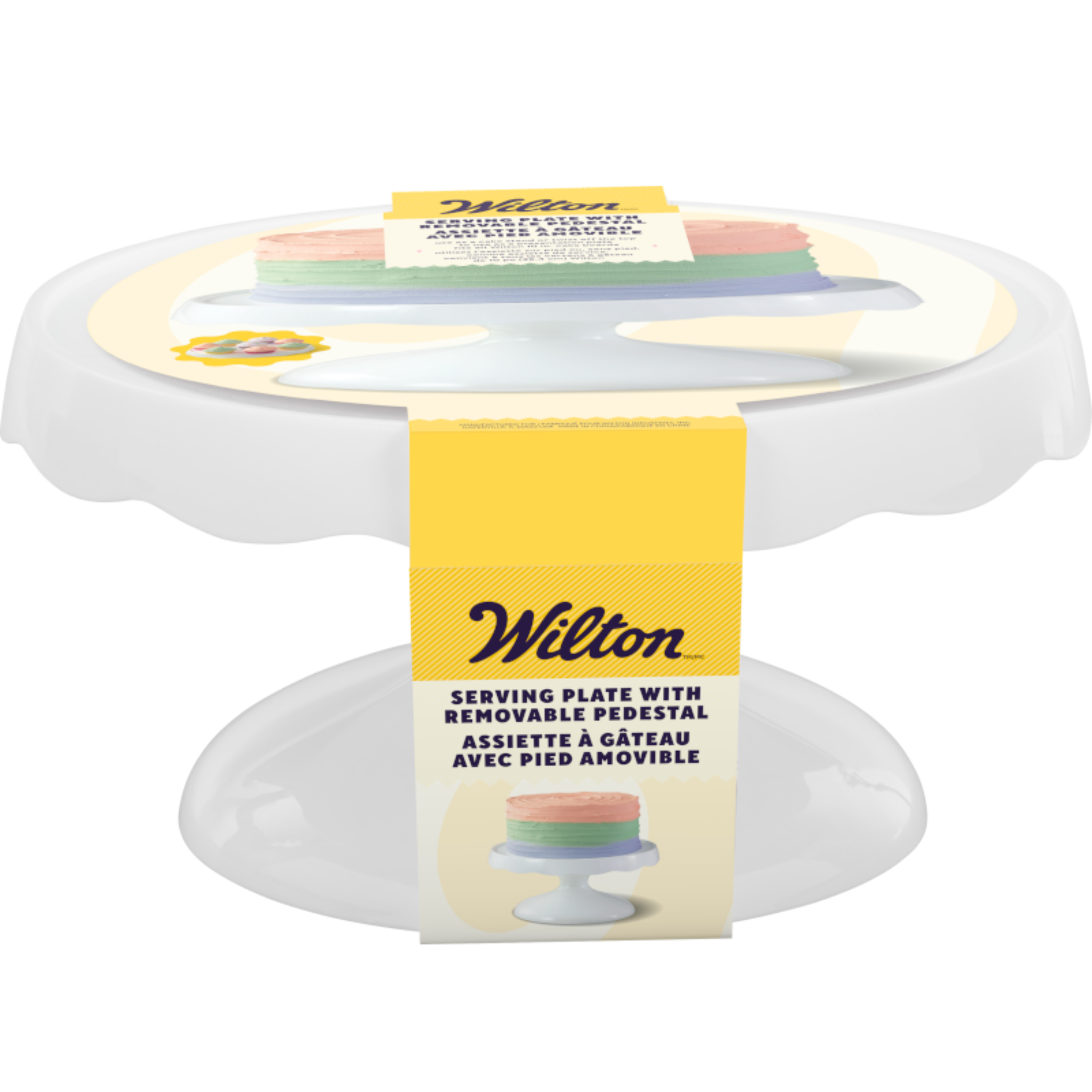 Wilton 2-in-1 Pedestal Cake Stand and Serving Plate, 10 Inch photo 2
