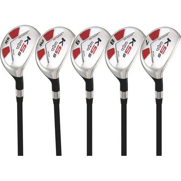 Majek Petite Womens Golf All Ladies Hybrid Partial Lightweight Graphite Set which Includes: #7, 8, 9, PW   SW. Lady Flex Right Handed New Utility L Flex Club