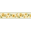 RoomMates Sunflower Wallpaper Border