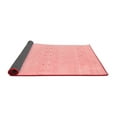 thumbnail image 2 of Ahgly Company Indoor Round Solid Red Modern Area Rugs, 7' Round, 2 of 4