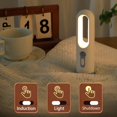 thumbnail image 6 of Rechargeable Motion Sensor Night Light 3 in 1 Portable LED Night Light Flashlight for Bedroom, Bathroom and Camping Outdoor, 6 of 9