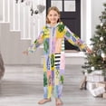 thumbnail image 6 of Vzayyk 4T-14Y Size Aviliable Cozy One-Piece Footless Sleeper Pajama A Grid Of Squares, 6 of 8