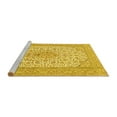 thumbnail image 2 of Ahgly Company Machine Washable Indoor Rectangle Persian Yellow Traditional Area Rugs, 8' x 12', 2 of 4