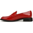 thumbnail image 3 of Franco Sarto Women's Eden Loafer Crimson Red Studs 11M, 3 of 5