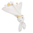 thumbnail image 2 of Manta De Seguridad Para Bebé, Manta De Personaje De Guardería Infantil Lovey Para Calmar Las Emociones Del Bebé Amigable Con La Piel Para Baby Shower ANGGREK Blanco, 2 of 8