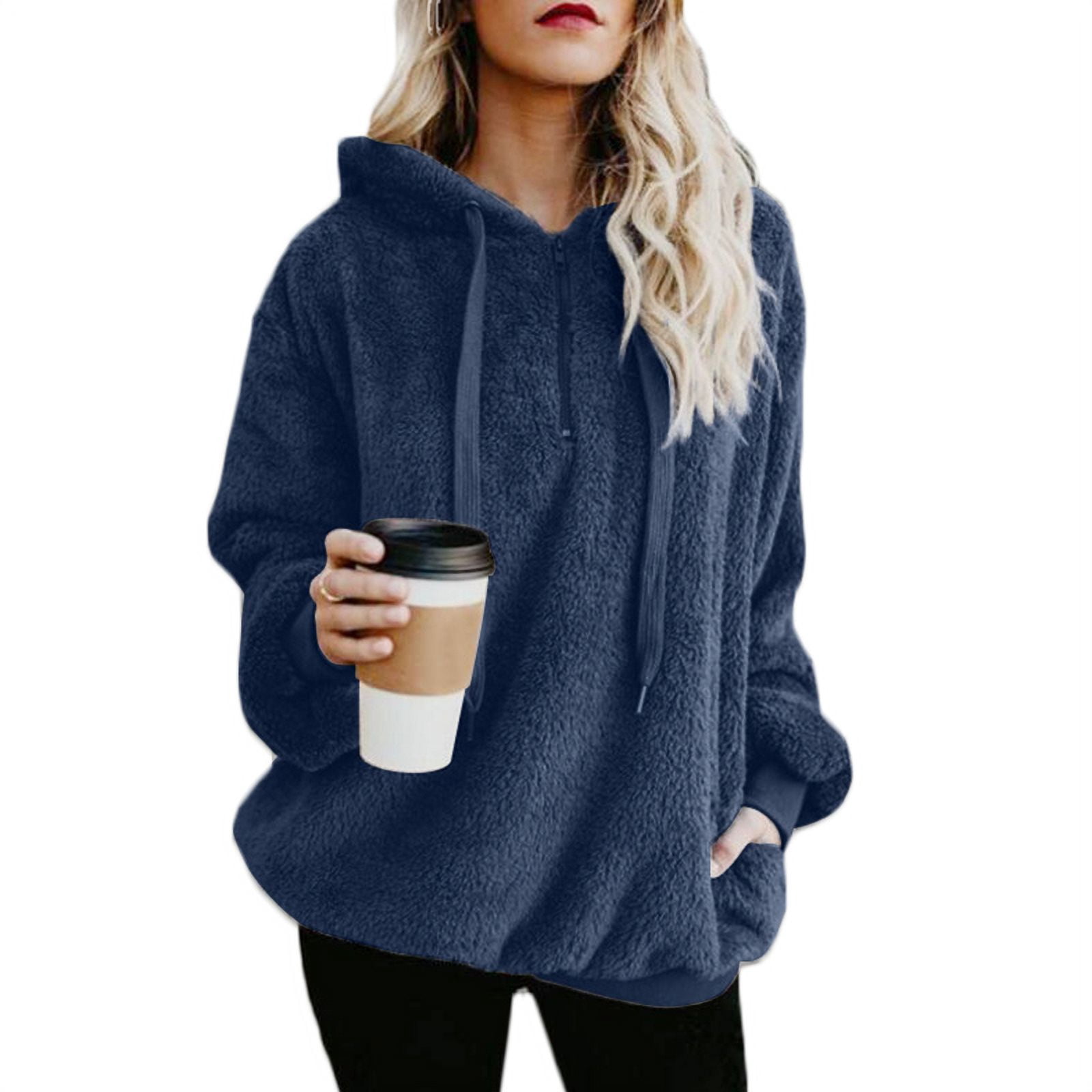 soft fuzzy hoodie