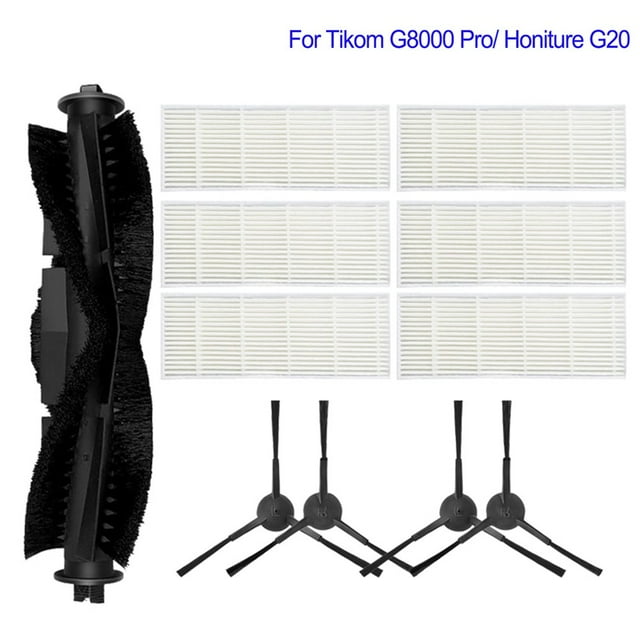 MYG For Tikom G8000 Pro/Honiture G20 Vacuum Accessories Roller Side Brush Filter Kit